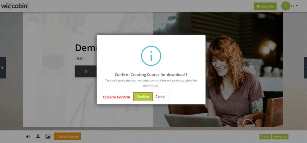 Publish course