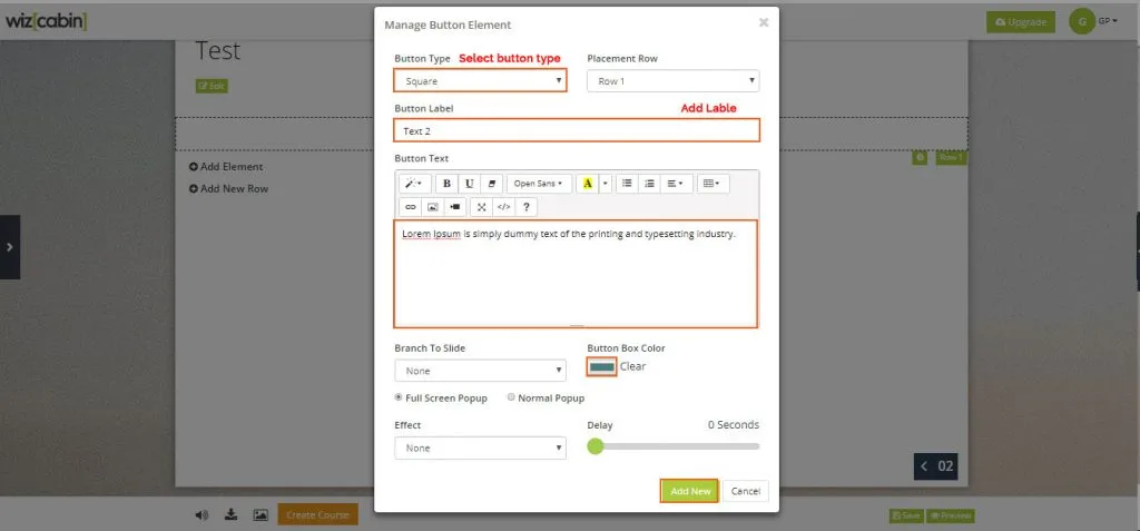 Add element