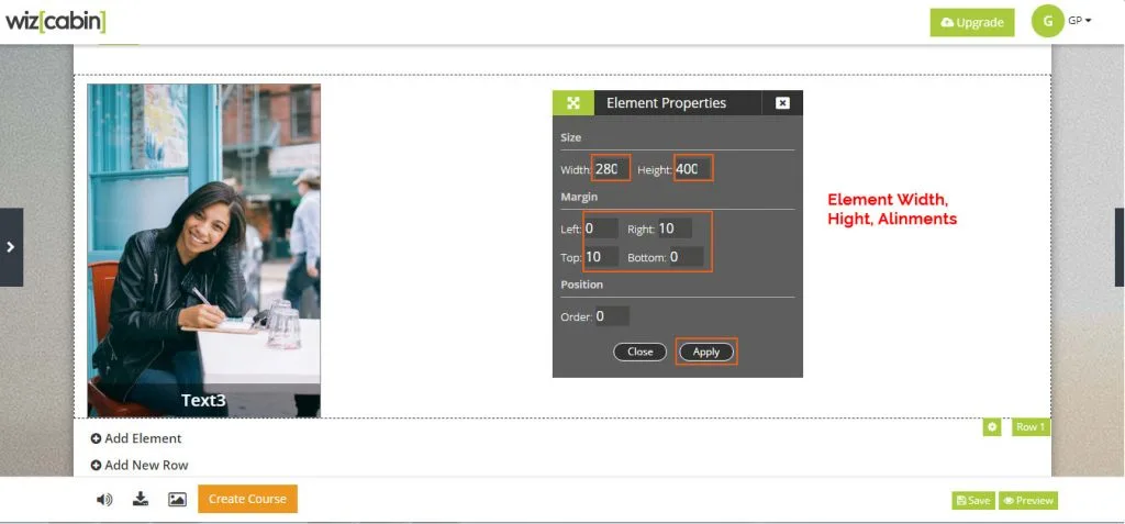 Edit elements